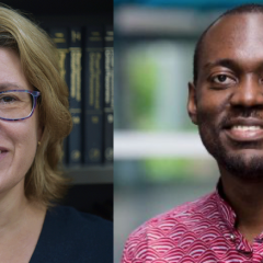 Professor Megan O’Mara and Associate Professor Loic Yengo.