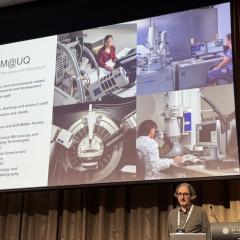 Mark Endrei speaking at eResAU2024.
