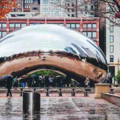 Chicago's "bean" sculpture