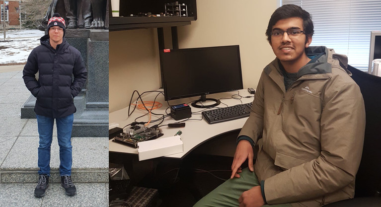 Edward Davis and Aviral Kailash Jain at the University of Illinois, Urbana-Champaign.