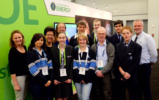 RCC co-sponsored eight high school students from Brisbane and Melbourne to attend SC15