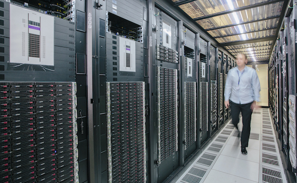 The Polaris Data Centre in Springfield where some of UQ's advanced computing hardware is securely housed.