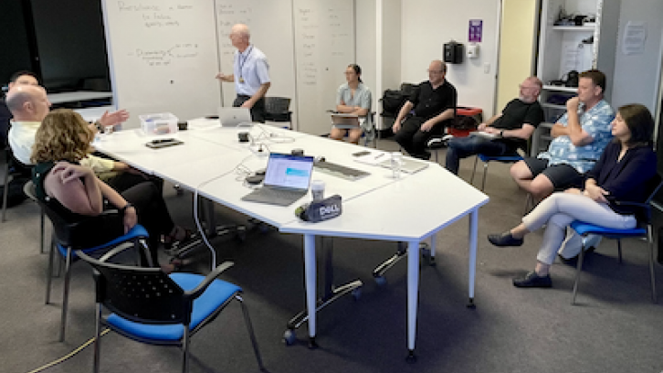 The Research Data Reference Architecture working group at its UQ meeting in March 2023.