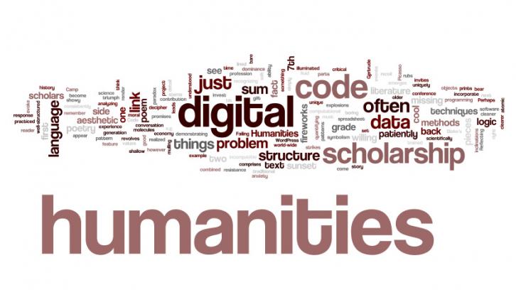 Digital humanities word-cloud